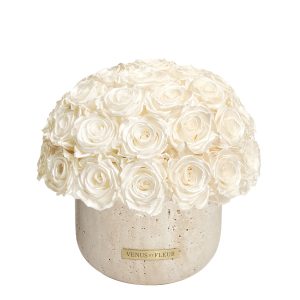 Terre Travertine Vase